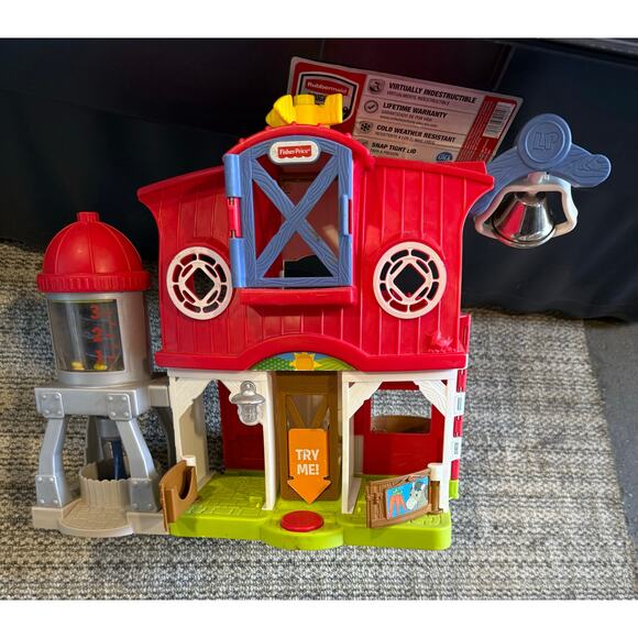 Fisher Price Little People Caring for Animals Farm Playset - Picture 1 of 10